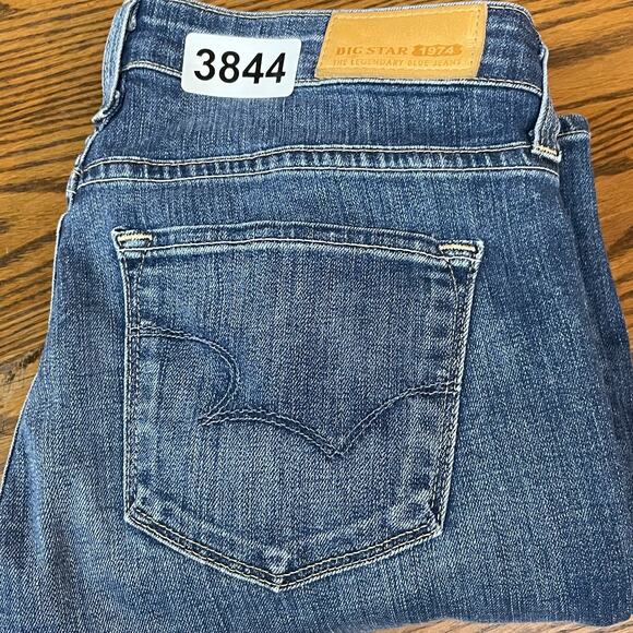 Big Star 1974 Jeans Womens 27 Blue Kate Straight Leg Denim Medium Wash Stretch - Picture 12 of 12